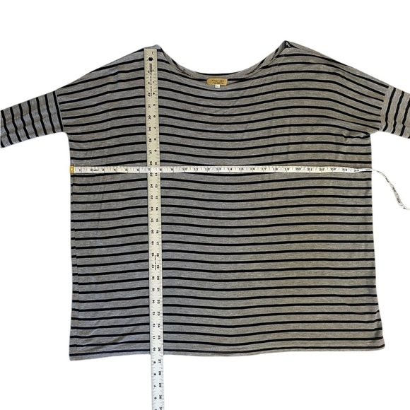 Piko 1988 Long Sleeve Striped Grey & Black Dolman Shirt - Picture 6 of 9